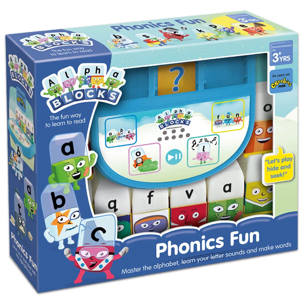 Alphablocks Phonics Fun Toy-Learn Letter Recognition and Sounds, Spelling and Vocabulary