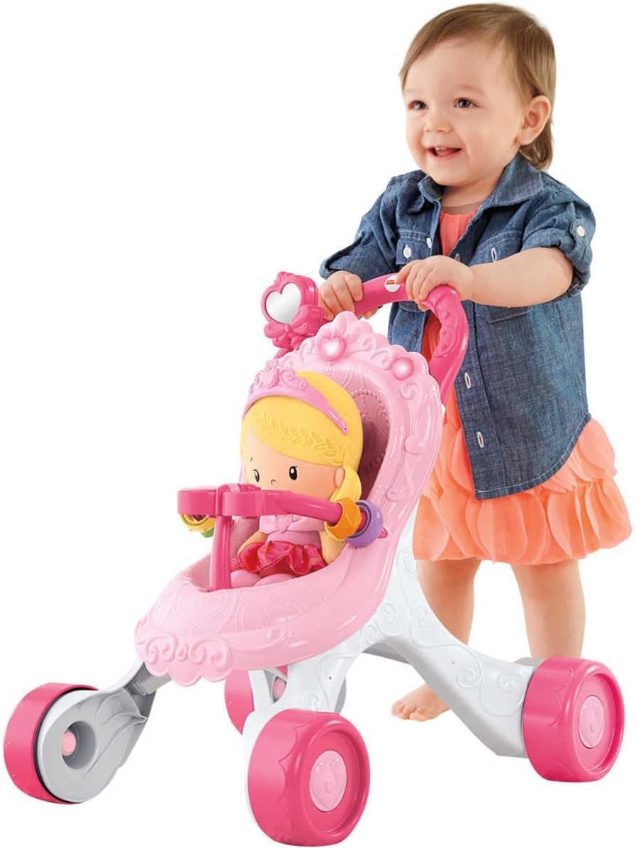 Fisher-Price Princess Musical Stroller and Doll Playset