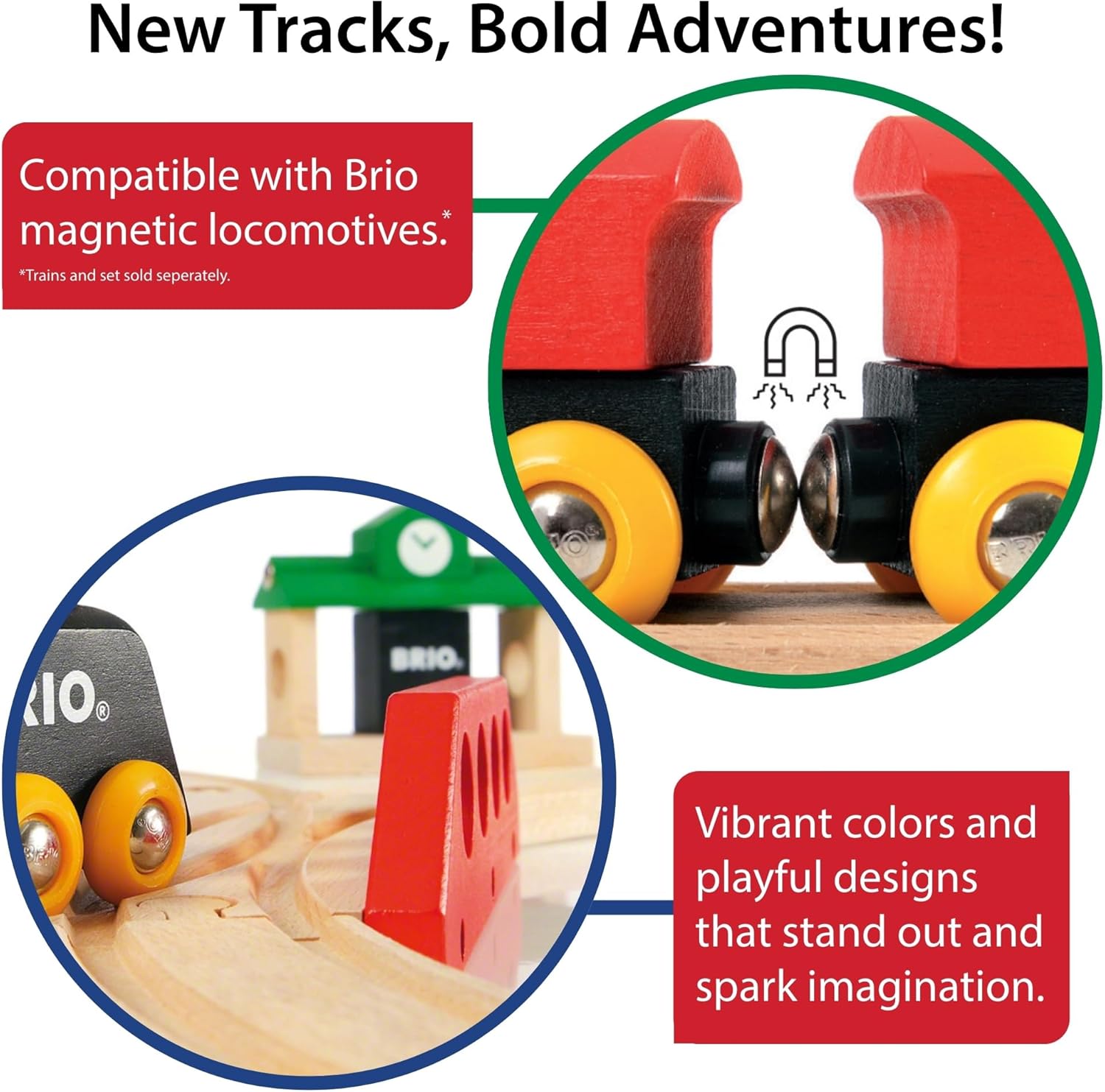 BRIO 33307 Expansion Pack Advanced Wooden Train Track