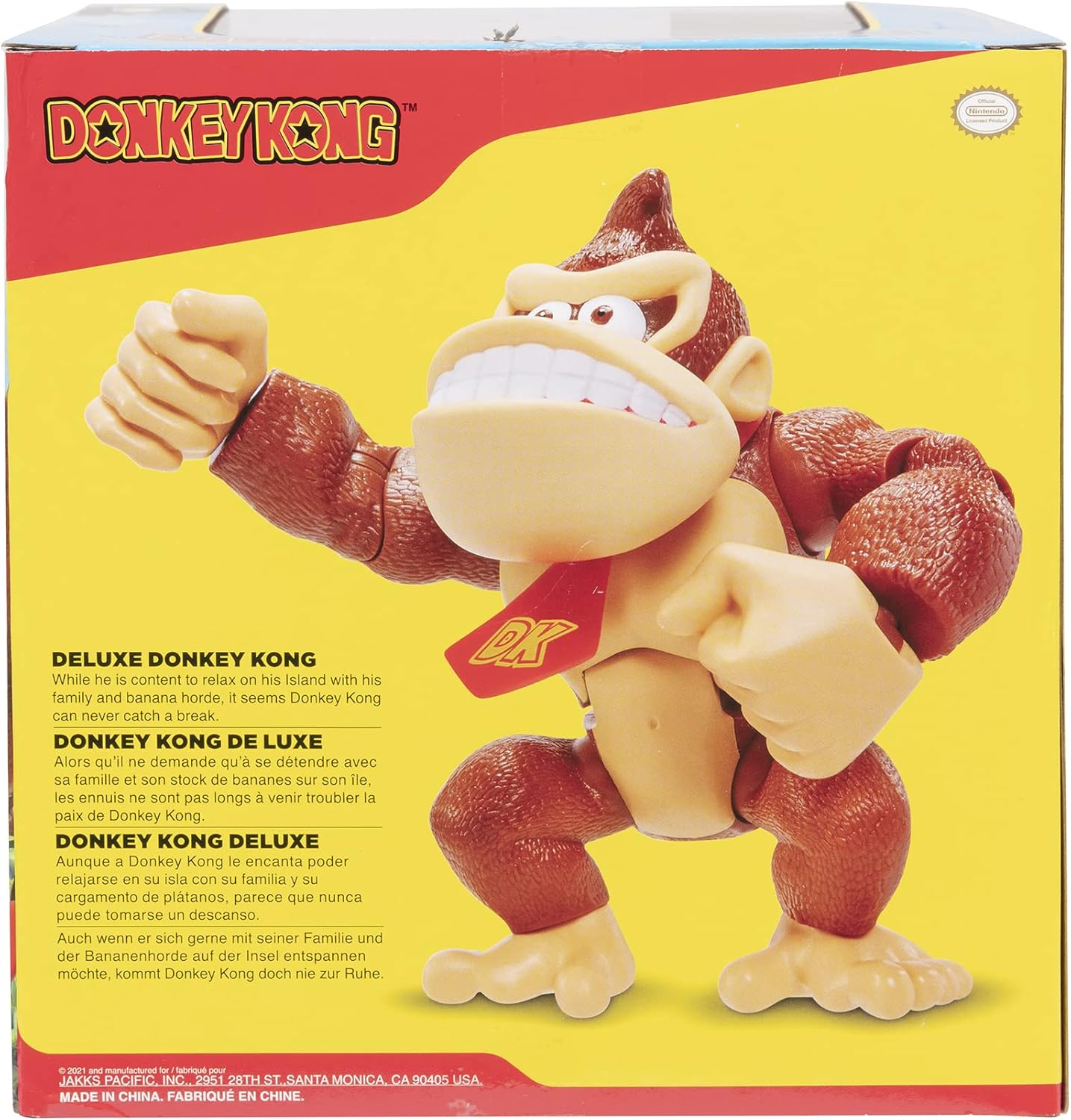 Nintendo Super Mario 15cm Tall Donkey Kong Action Figure With Posable Features