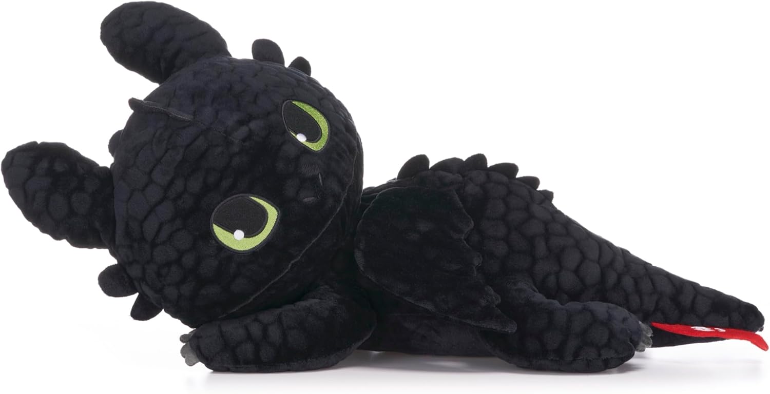 How To Train Your Dragon Movie 18 Inch Lying Toothless Dragon Soft Plush Toy