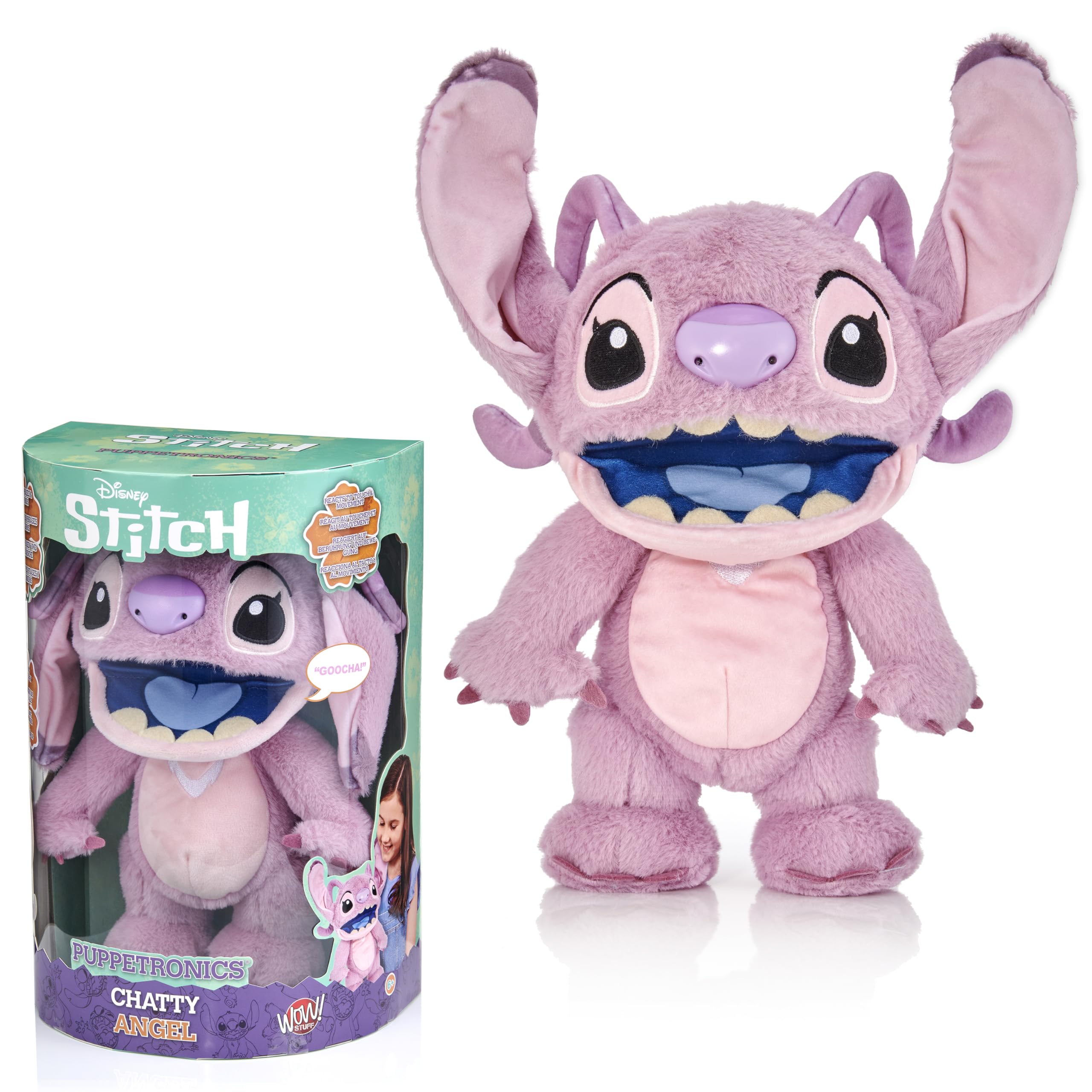 WOW! STUFF Disney Chatty ANGEL Deluxe Puppetronic 30cm/12inches Height