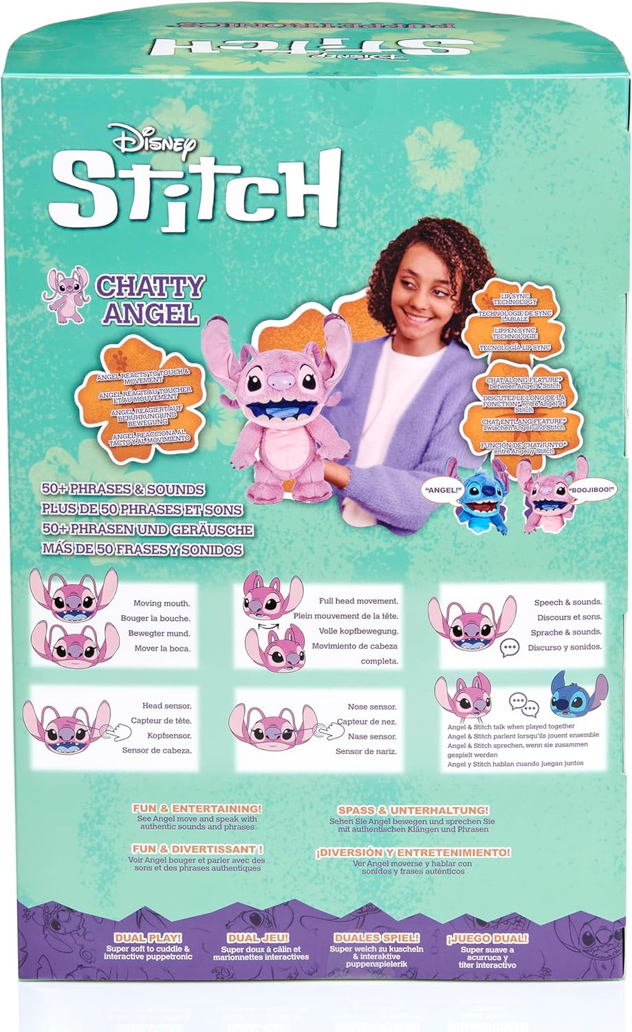 WOW! STUFF Disney Chatty ANGEL Deluxe Puppetronic 30cm/12inches Height