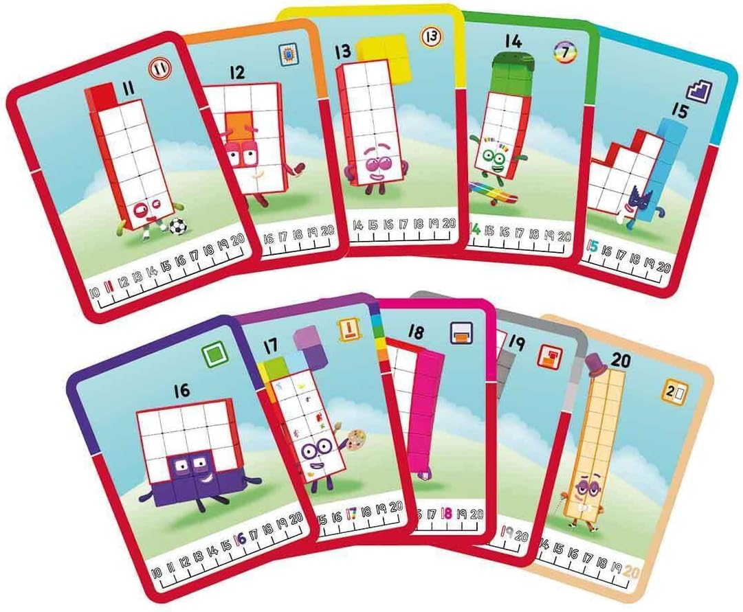 Learning Resources Numberblocks MathLink Cubes 11-20 Activity Set