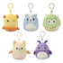 Squishmallows Original 3.5-Inch Clip-On Soft Plush Toy 5 Pack