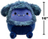 Squishmallows Original 16 Inch Dani the Navy Blue Bigfoot Soft Plush Toy