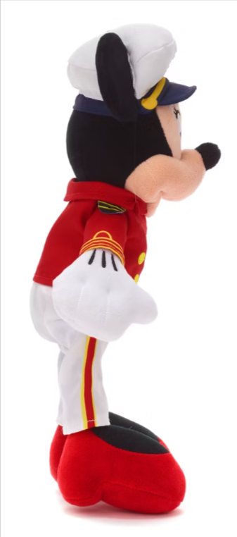 Disney Store Cruise Line Captain Minnie Mouse 36cm Soft Plush Toy