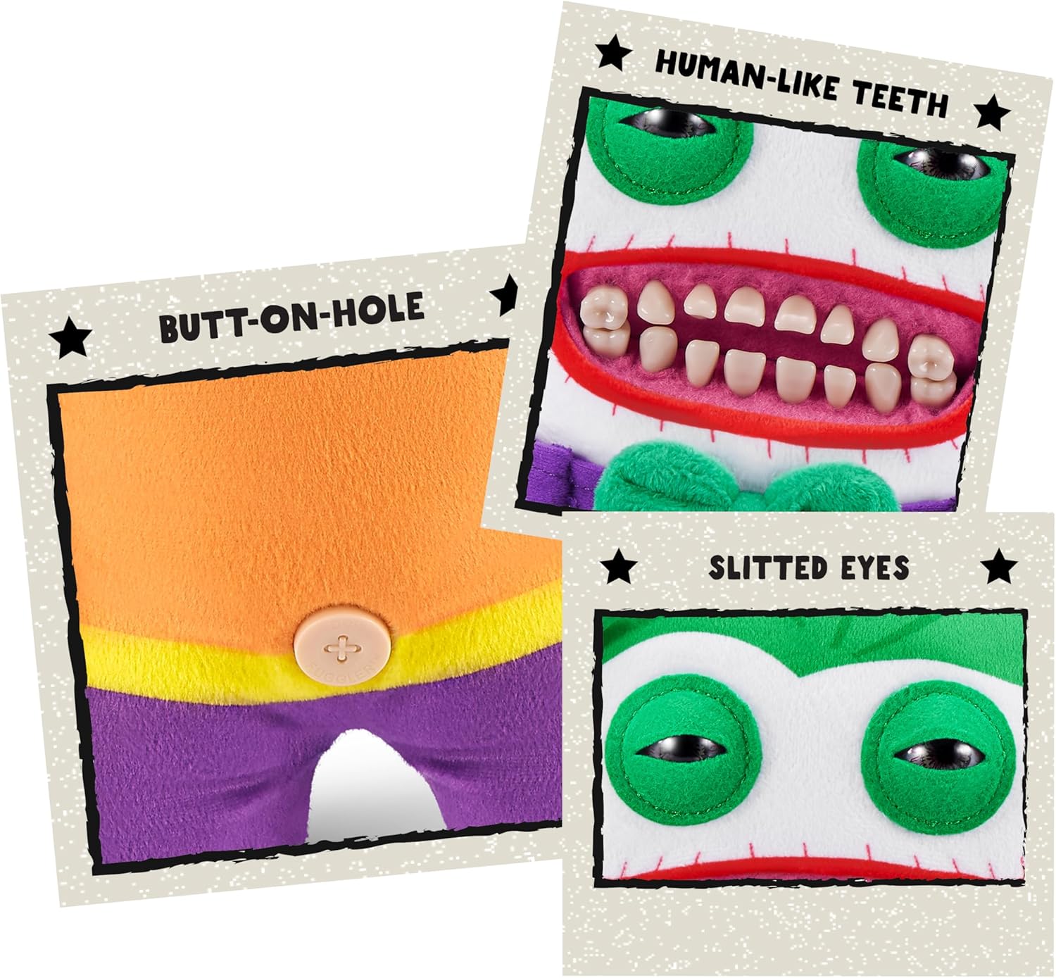 ZURU Fuggler x DC Funny Ugly Monster Soft Plush Toy JOKER
