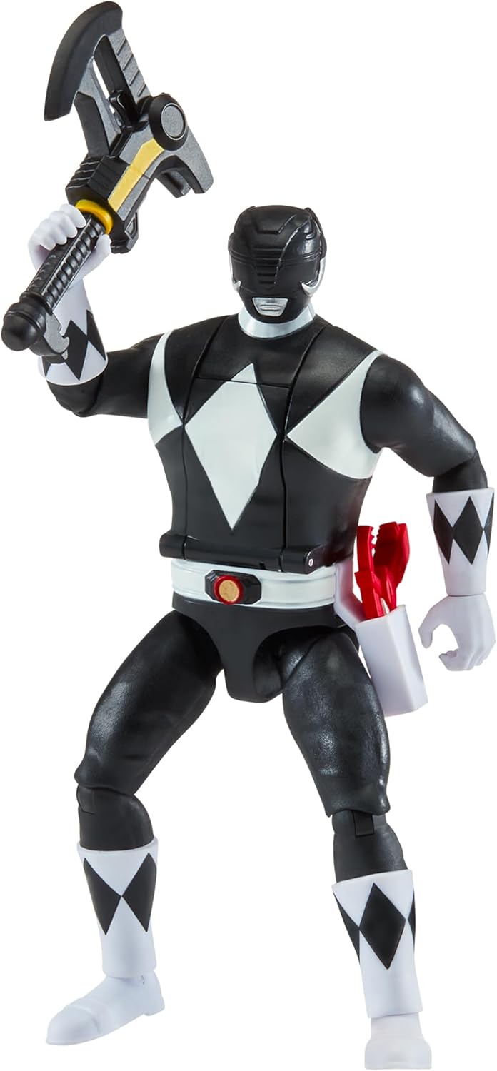 Mighty Morphin Power Rangers BLACK RANGER Auto-Morphin Action Figure