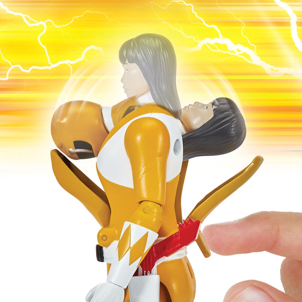 Mighty Morphin Power Rangers YELLOW RANGER Auto-Morphin Action Figure