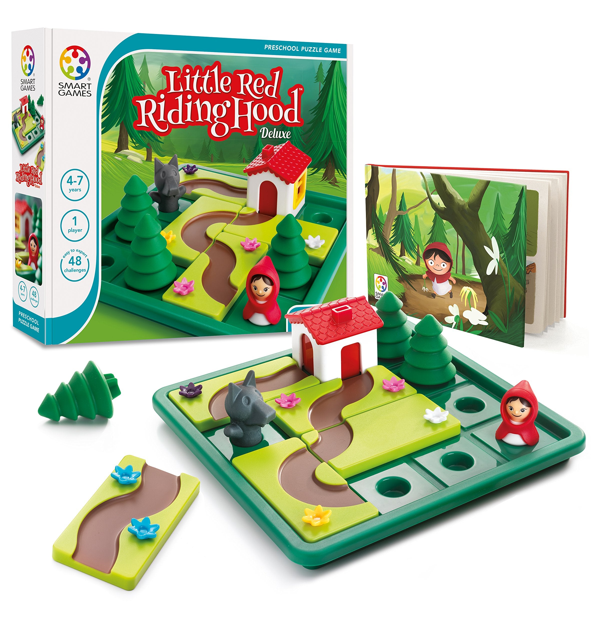 SmartGames Little Red Riding Hood Deluxe Skill-Building Board Game