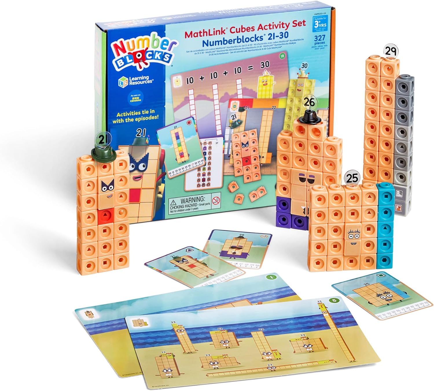 Learning Resources MathLink Cubes Numberblocks 21?30 Activity Set