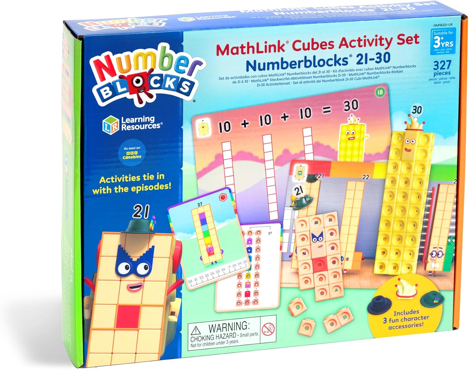Learning Resources MathLink Cubes Numberblocks 21?30 Activity Set