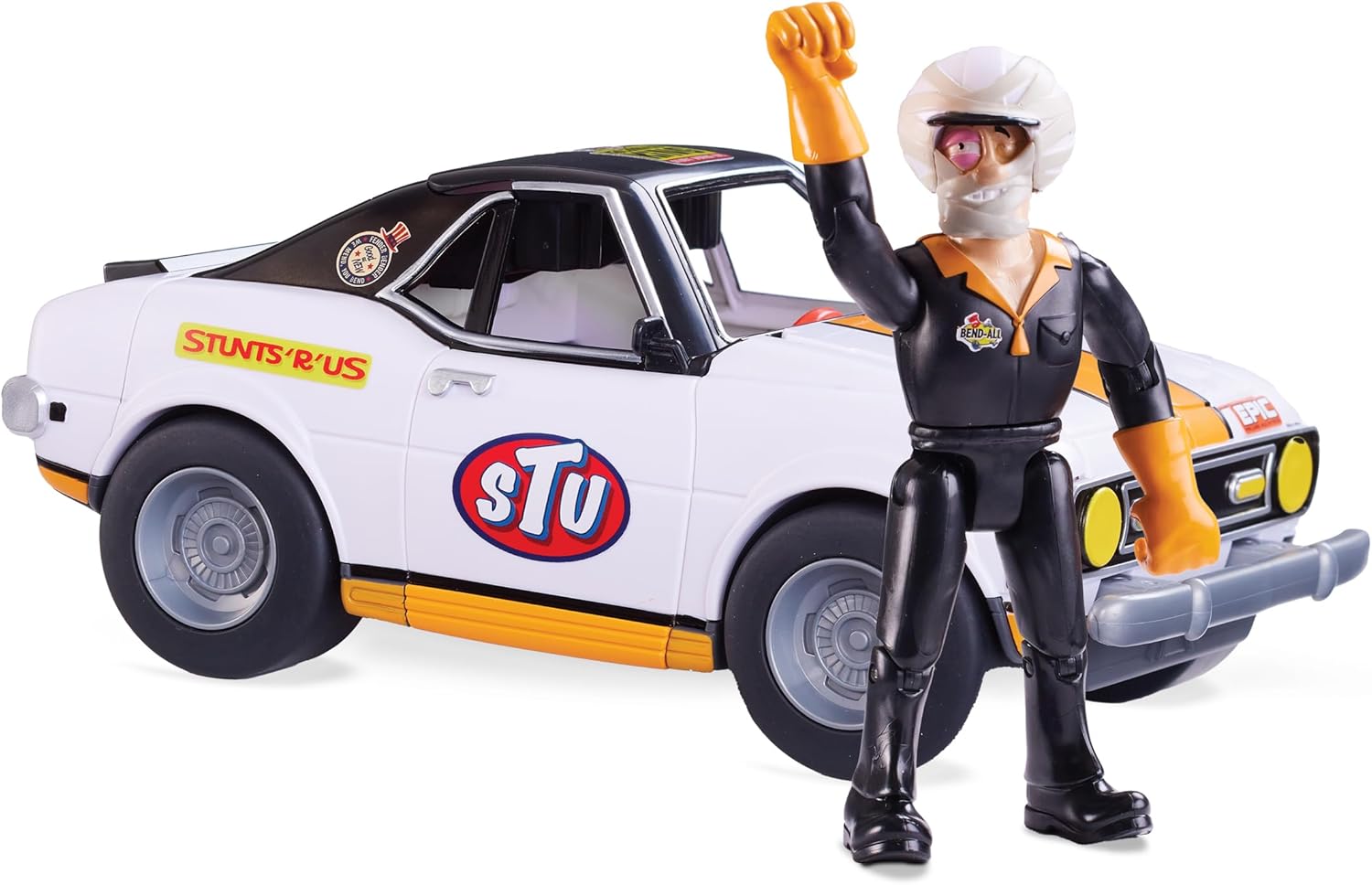 Stuntman Stu Race Ace Stunt Car Break Apart Stunt Set