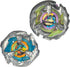 Beyblade X Bite Croc 3-60LF and Sting Unicorn 4-60P Top Dual Pack Set