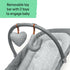 Summer 2-in-1 Bouncer & Rocker Duo (Gray) Convenient and Portable Rocker