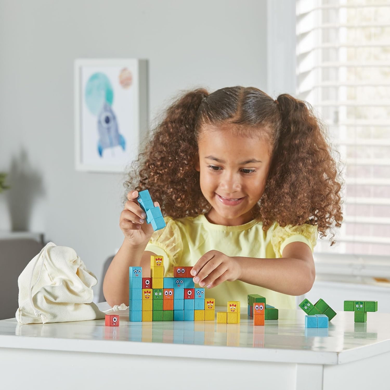 Learning Resources Numberblocks Wooden Building Blocks Activity Set