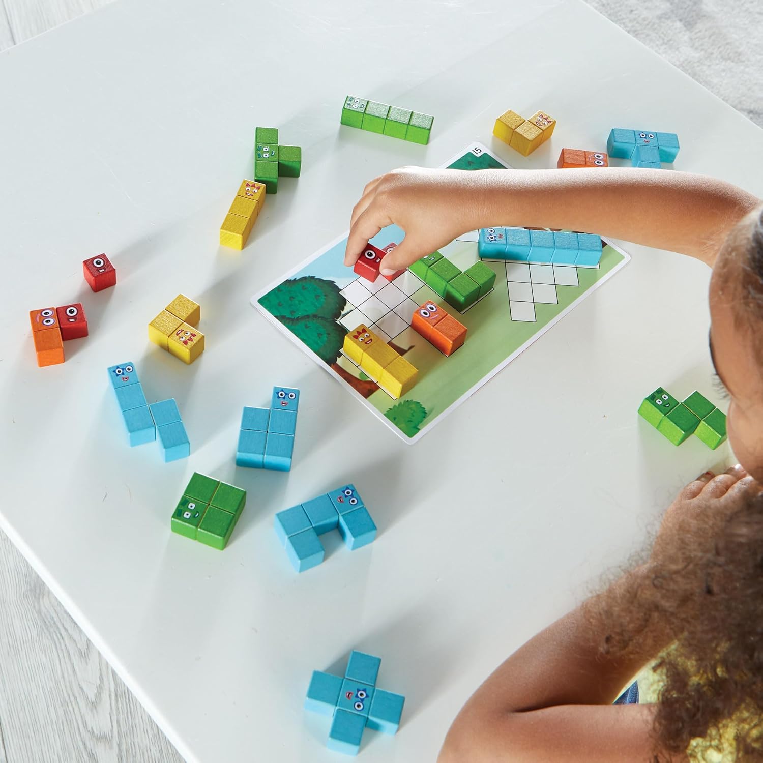 Learning Resources Numberblocks Wooden Building Blocks Activity Set
