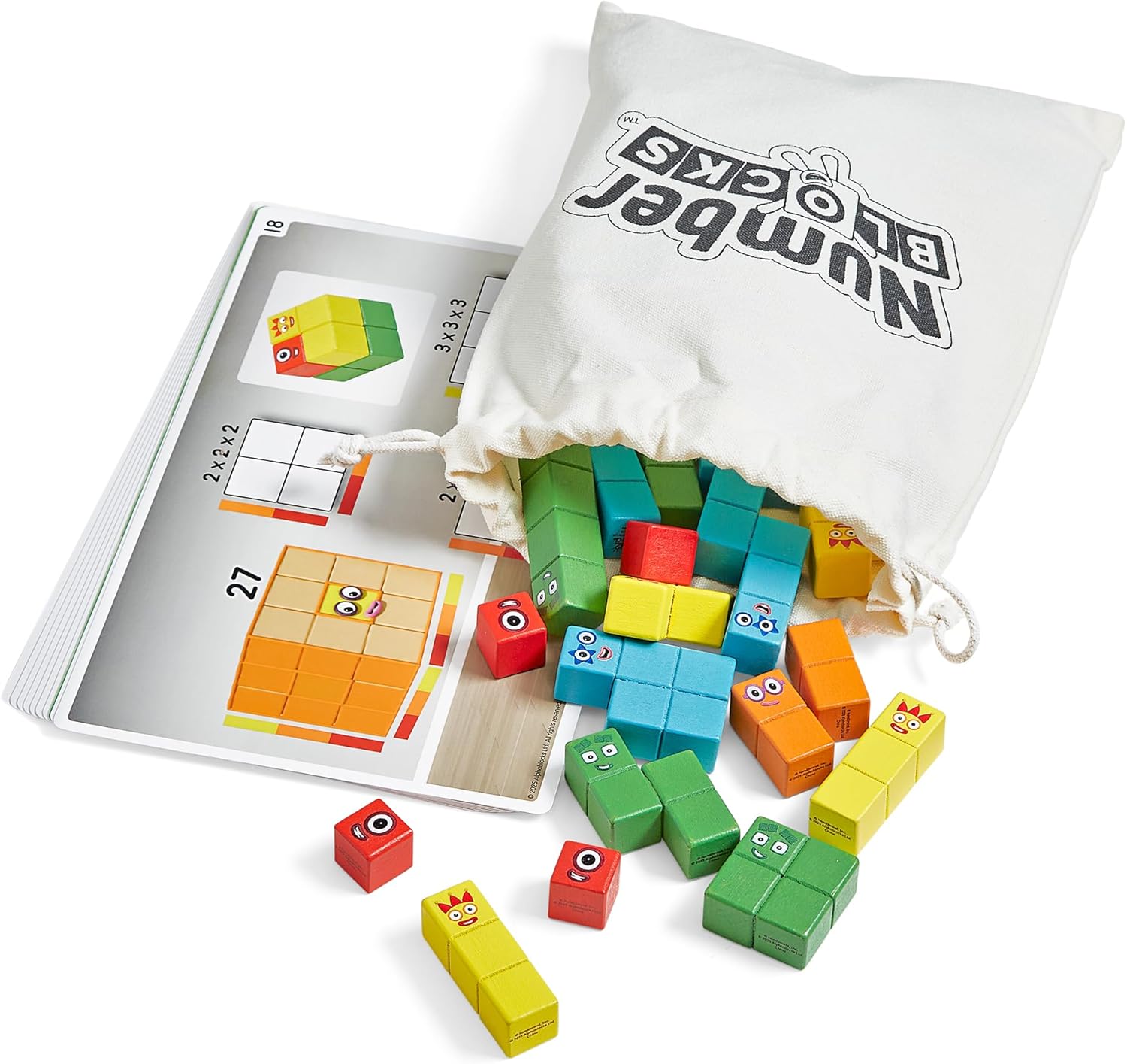 Learning Resources Numberblocks Wooden Building Blocks Activity Set