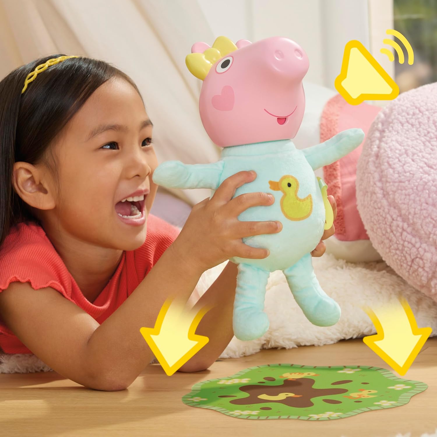 Peppa Pig Oinks and Snuggles Evie Interactive Baby Doll