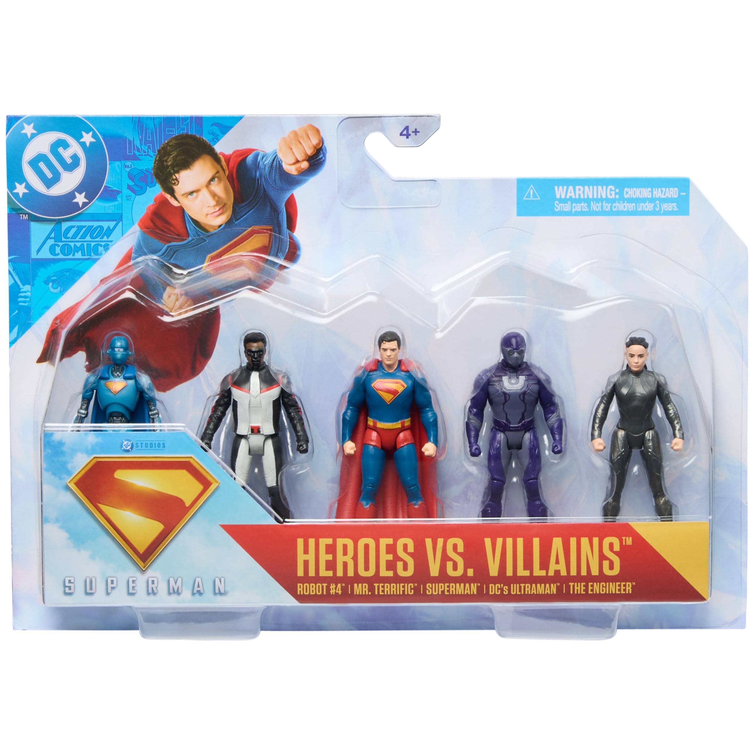 DC Comics Superman Heroes Vs. Villains 5 Pack 3 Inch Action Figures