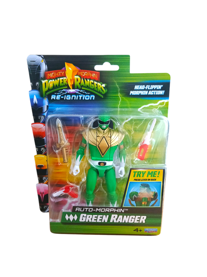 Power Rangers Re-Ignition 6 Inch GREEN RANGER Action Figure Auto Morphin