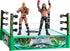 Mattel WWE Bloodline Rules Playset with Ring And 2 6-inch Action Figures THE ROCK & ROMAN REIGNS