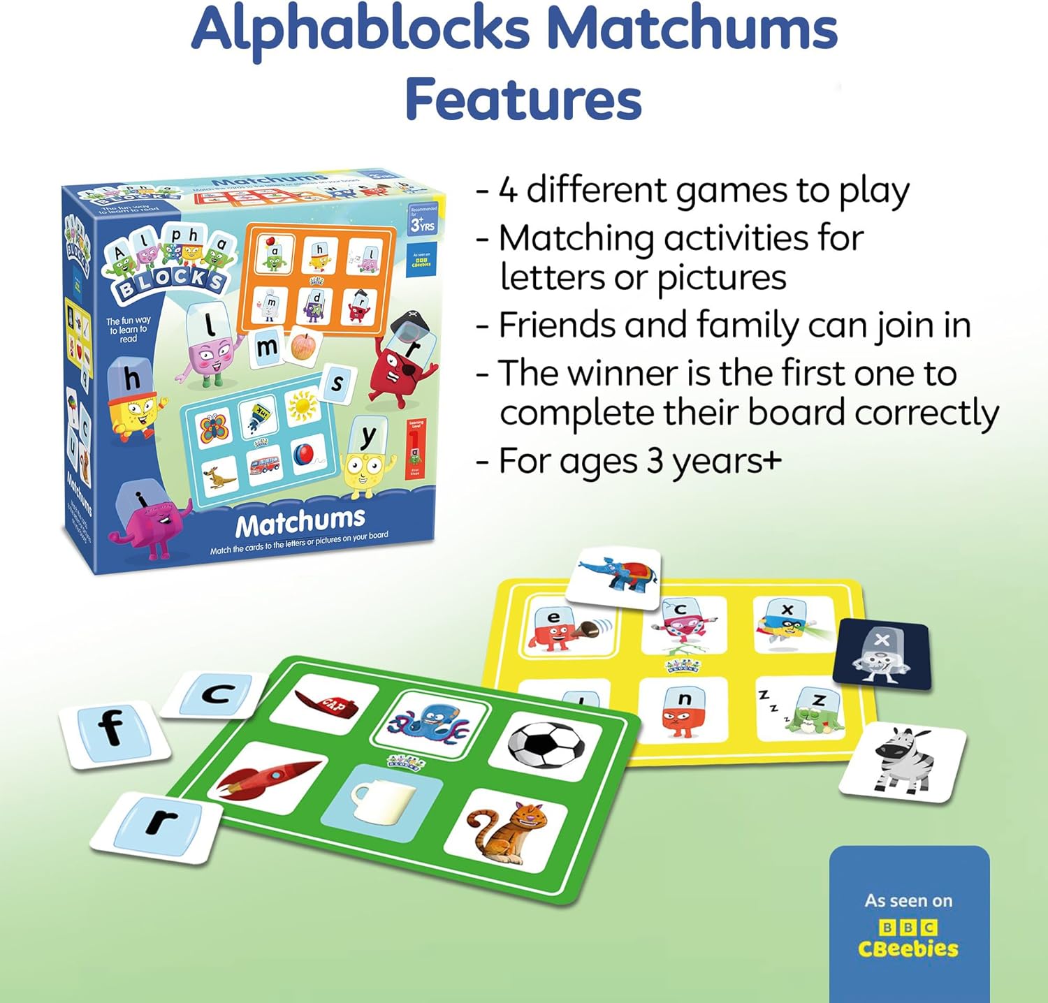 Alphablocks Matchums Learning Game