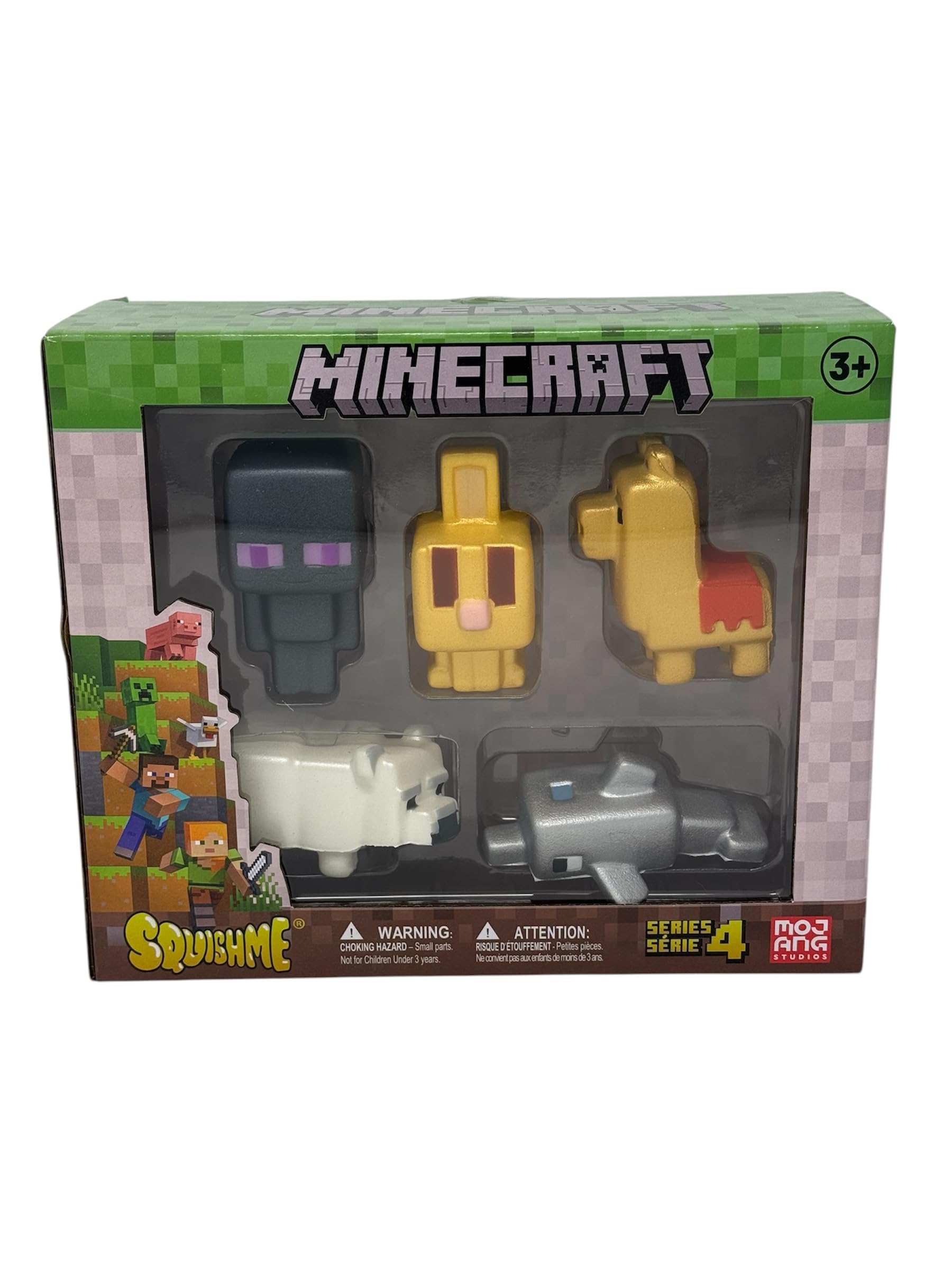 Officially Licensed Minecraft SquishMe Series 4 Collector?s Box