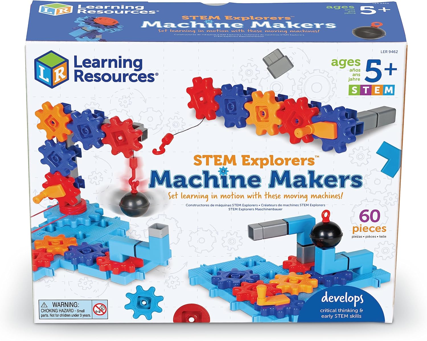 Learning Resources STEM Explorers Machine Makers 60 Pieces
