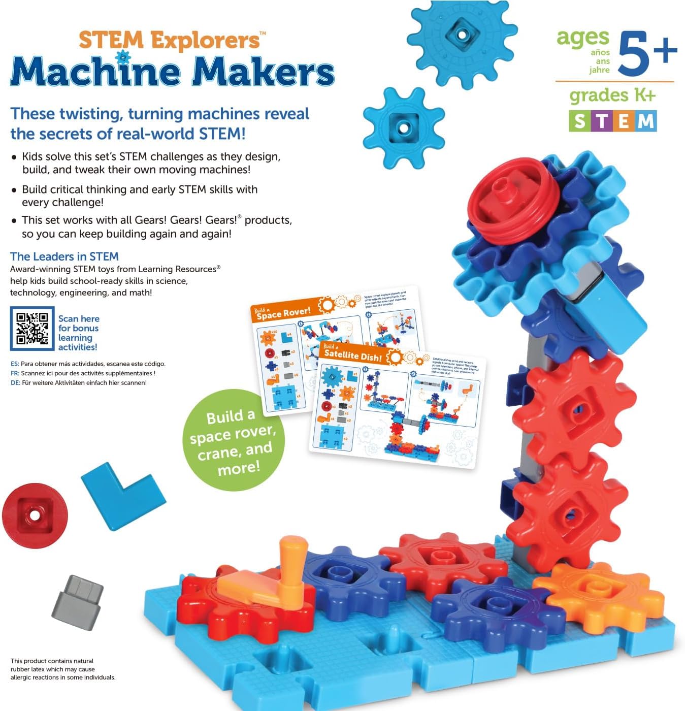 Learning Resources STEM Explorers Machine Makers 60 Pieces