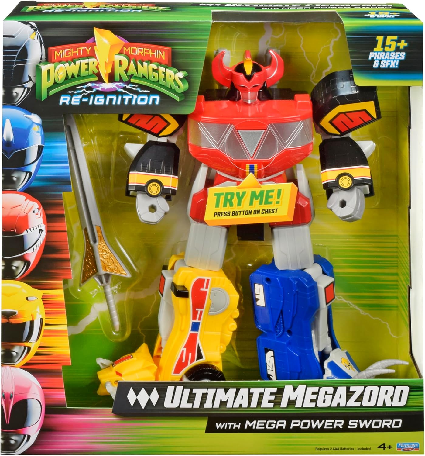 Power Rangers Mighty Morphin Ultimate Megazord Electronic Figure