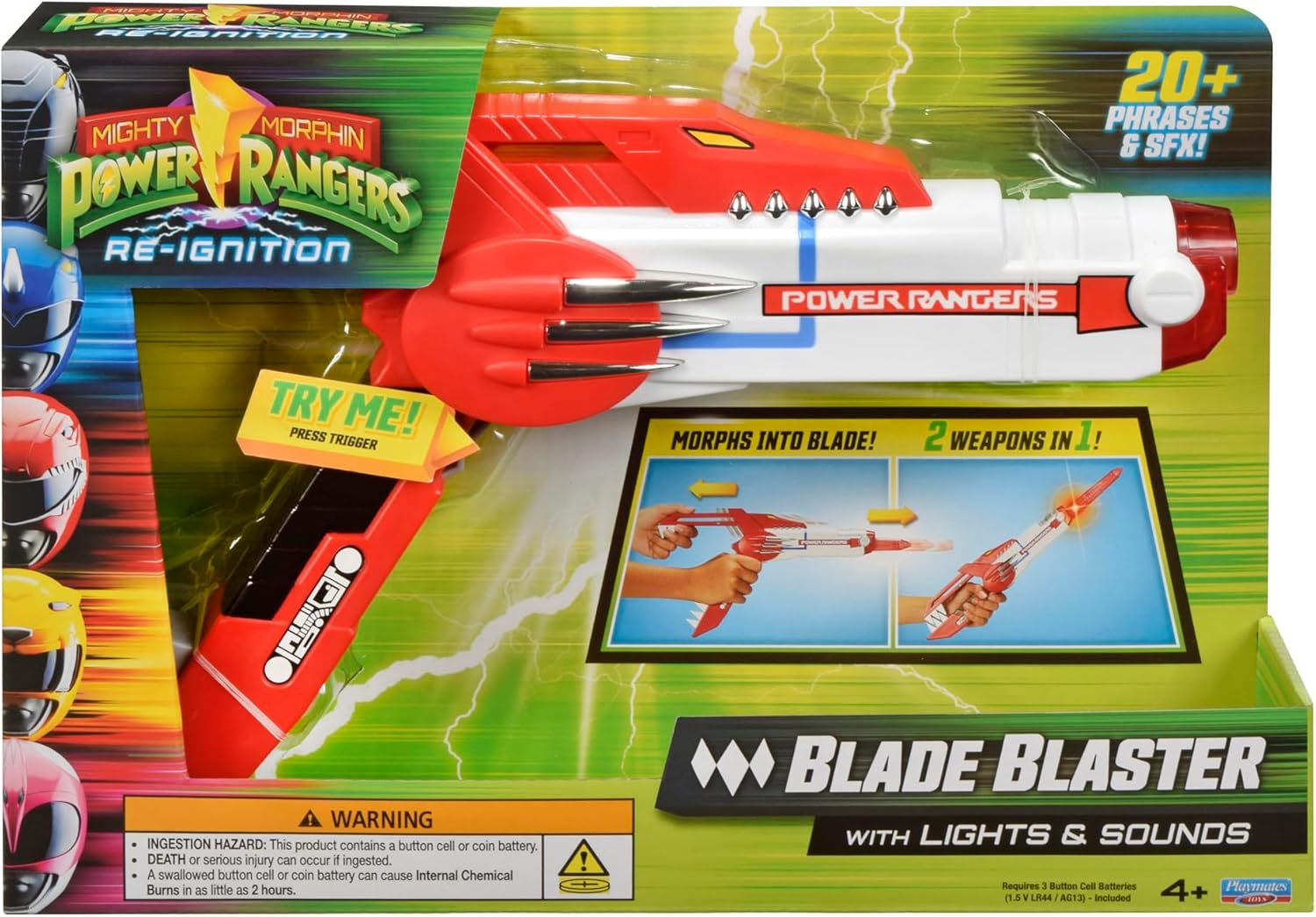 Power Rangers Re-Ignition Blade Blaster With Lights And Sounds