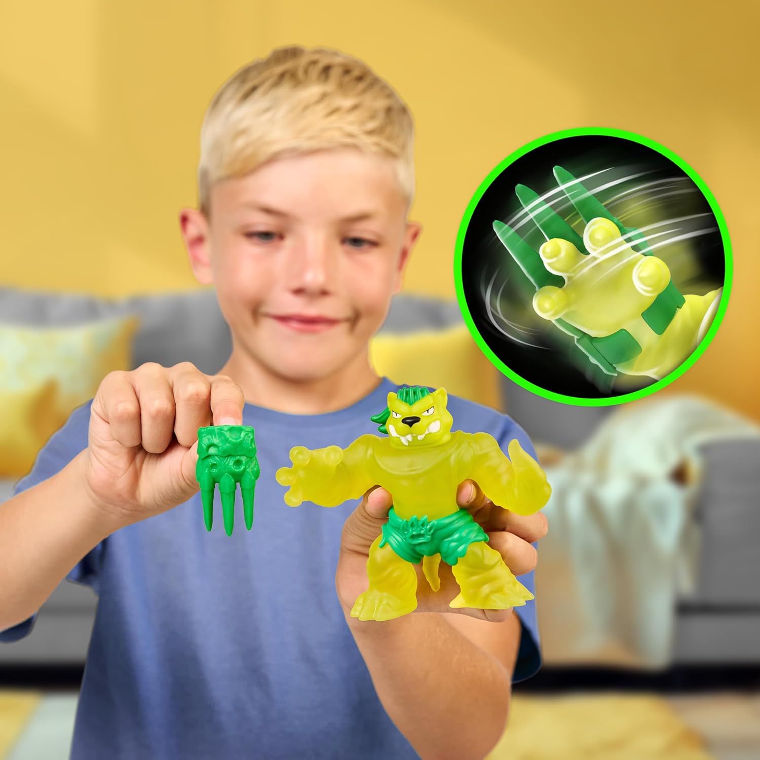 Heroes of Goo Jit Zu Meteor Madness Stretchy Jagooar Action Figure