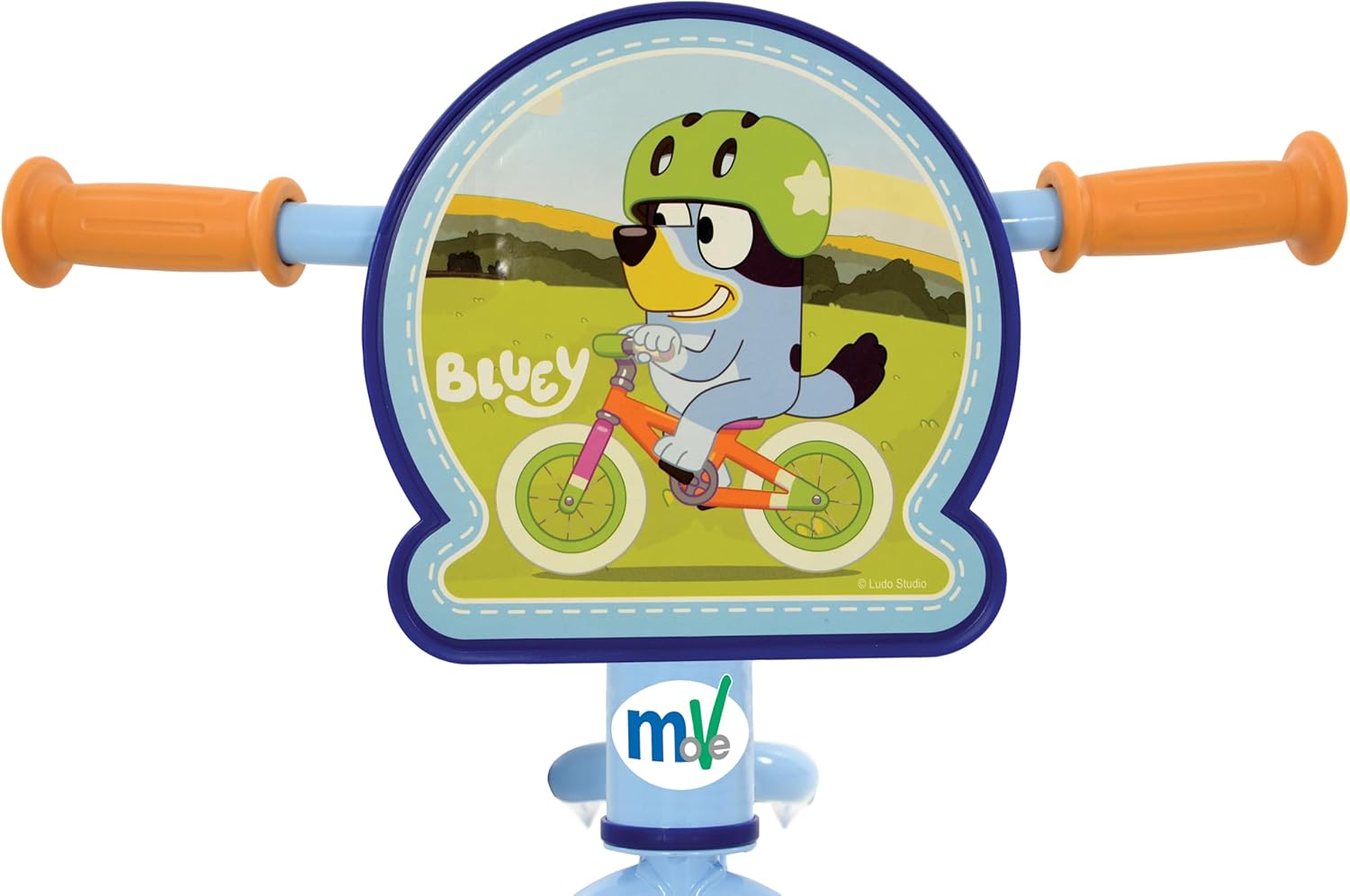 Bluey 12'' Boys & Girls Balance Bike 2+ Years Old with Light Up Wheels