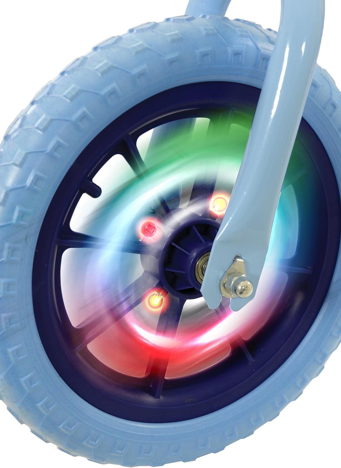 Bluey 12'' Boys & Girls Balance Bike 2+ Years Old with Light Up Wheels