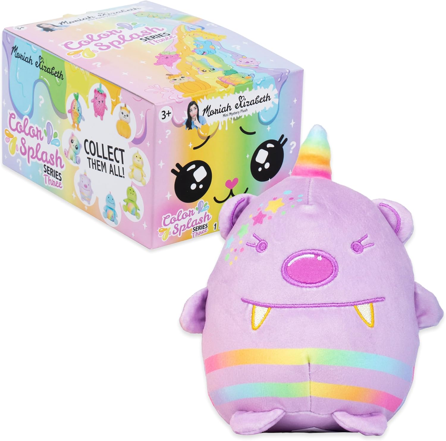 Moriah Elizabeth 6 Inch Mini Mystery Plush Series 3 Colour splash - 1 at Random