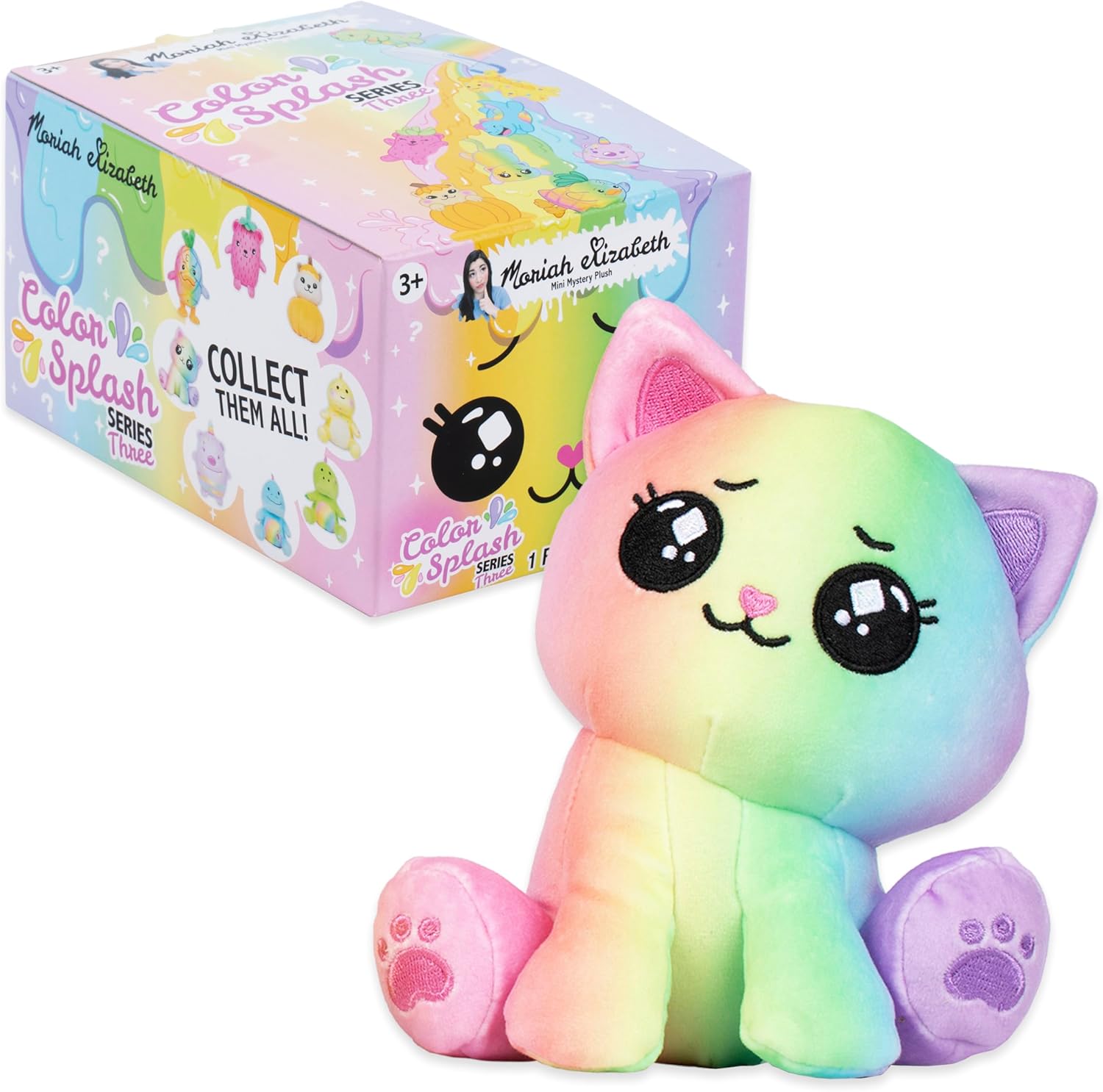 Moriah Elizabeth 6 Inch Mini Mystery Plush Series 3 Colour splash - 1 at Random