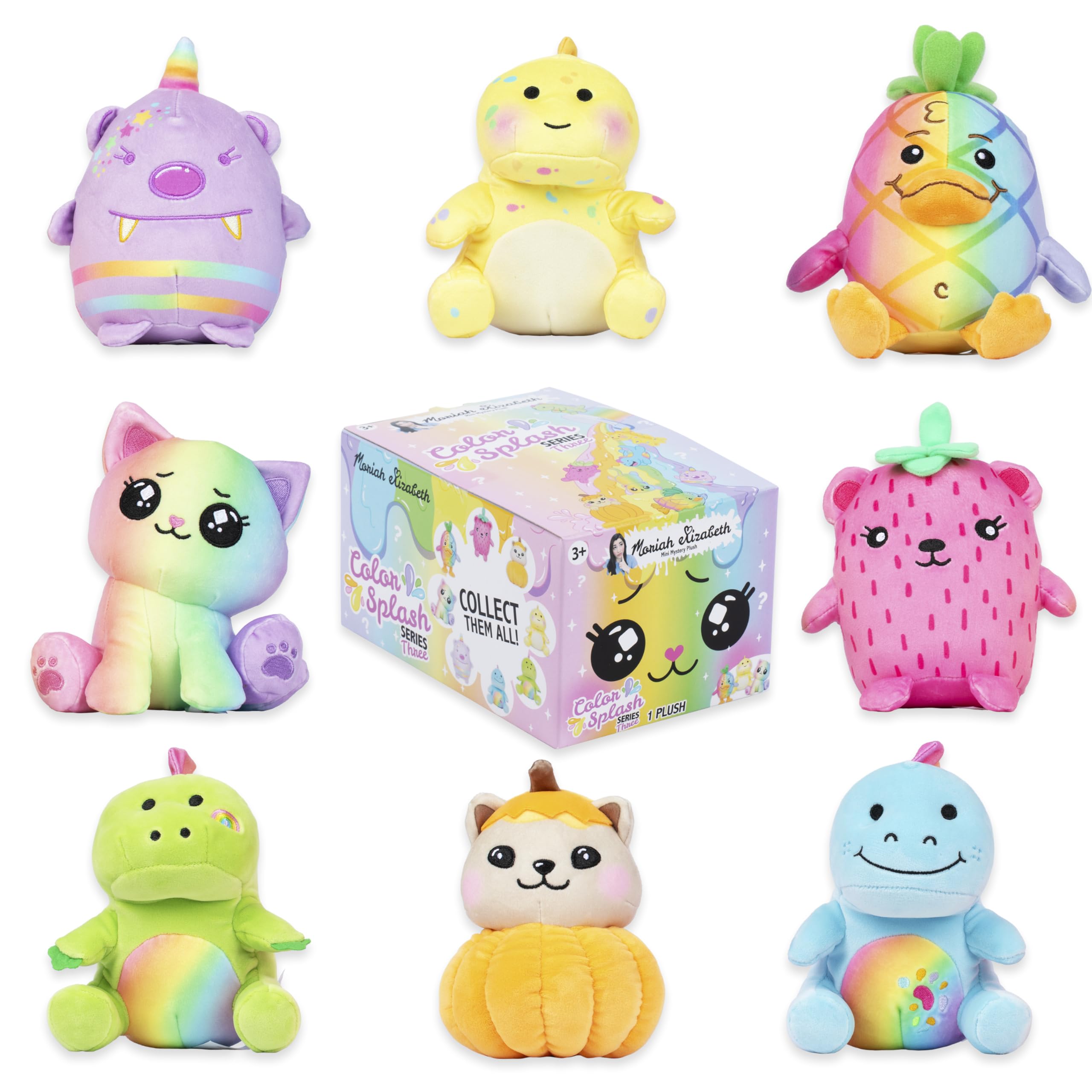 Moriah Elizabeth 6 Inch Mini Mystery Plush Series 3 Colour splash - 1 at Random