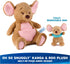 GUND Disney Official Winnie The Pooh - Kanga and Roo Oh So Snuggly Soft Plush Toy