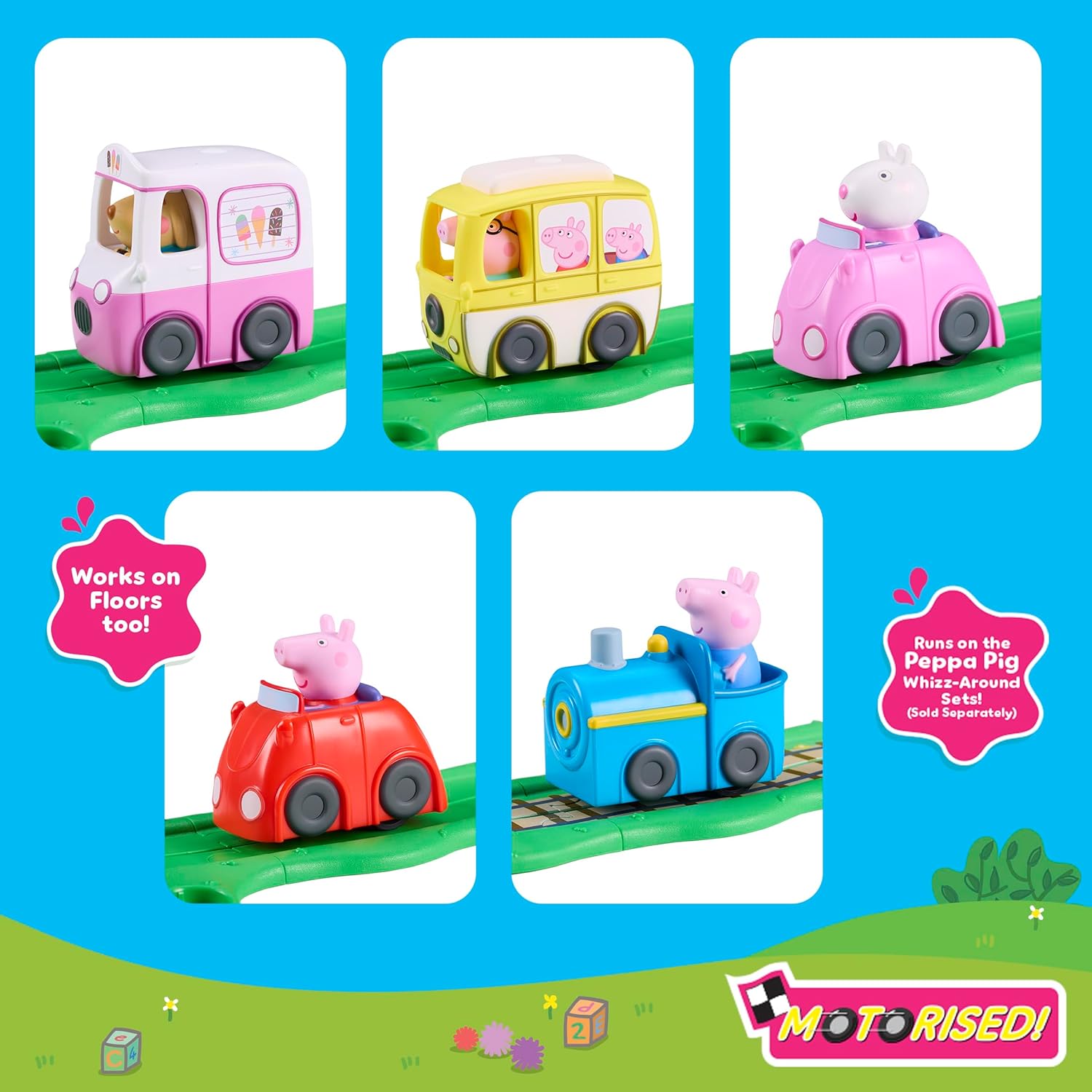 Peppa Pig Whizz Around Daddy Pig's Little Campervan Motorised Vehicles