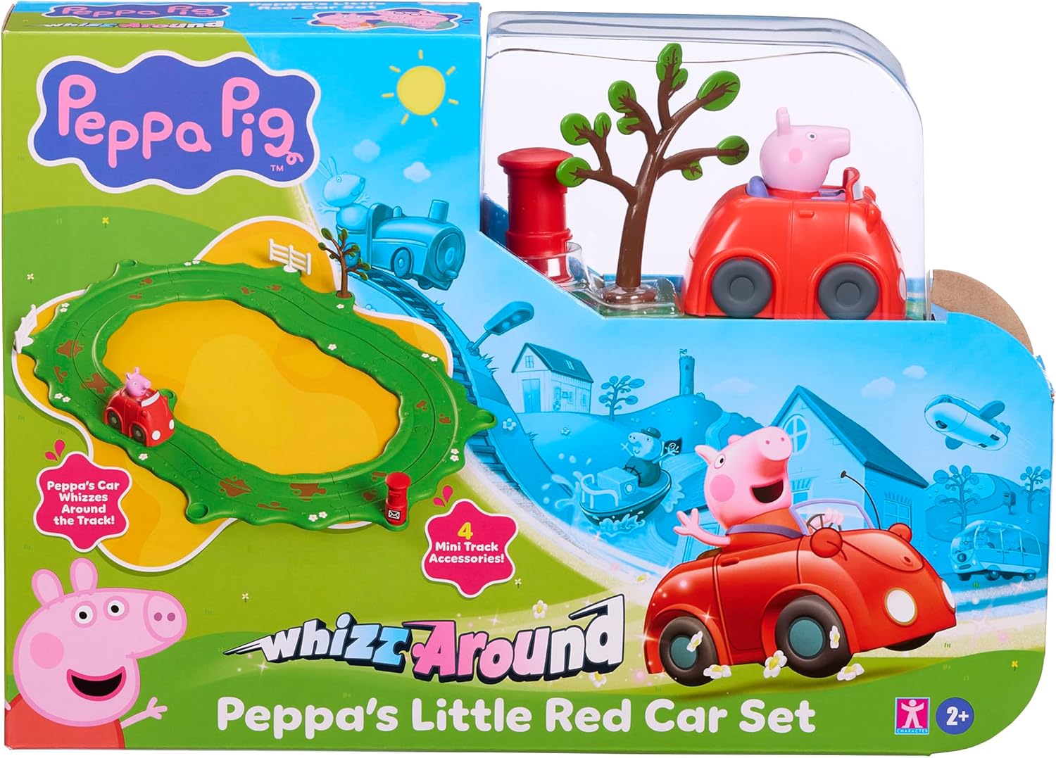 Peppa Pig Whizz Around Peppa?s Little Red Car Set Track