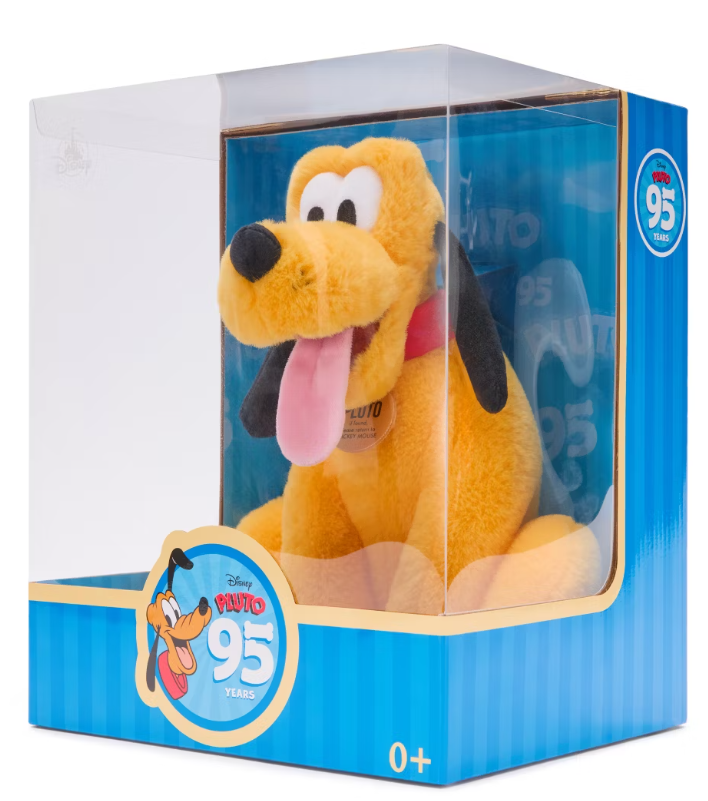 Disney Store Pluto 95th Anniversary Soft Plush Toy - 25cm