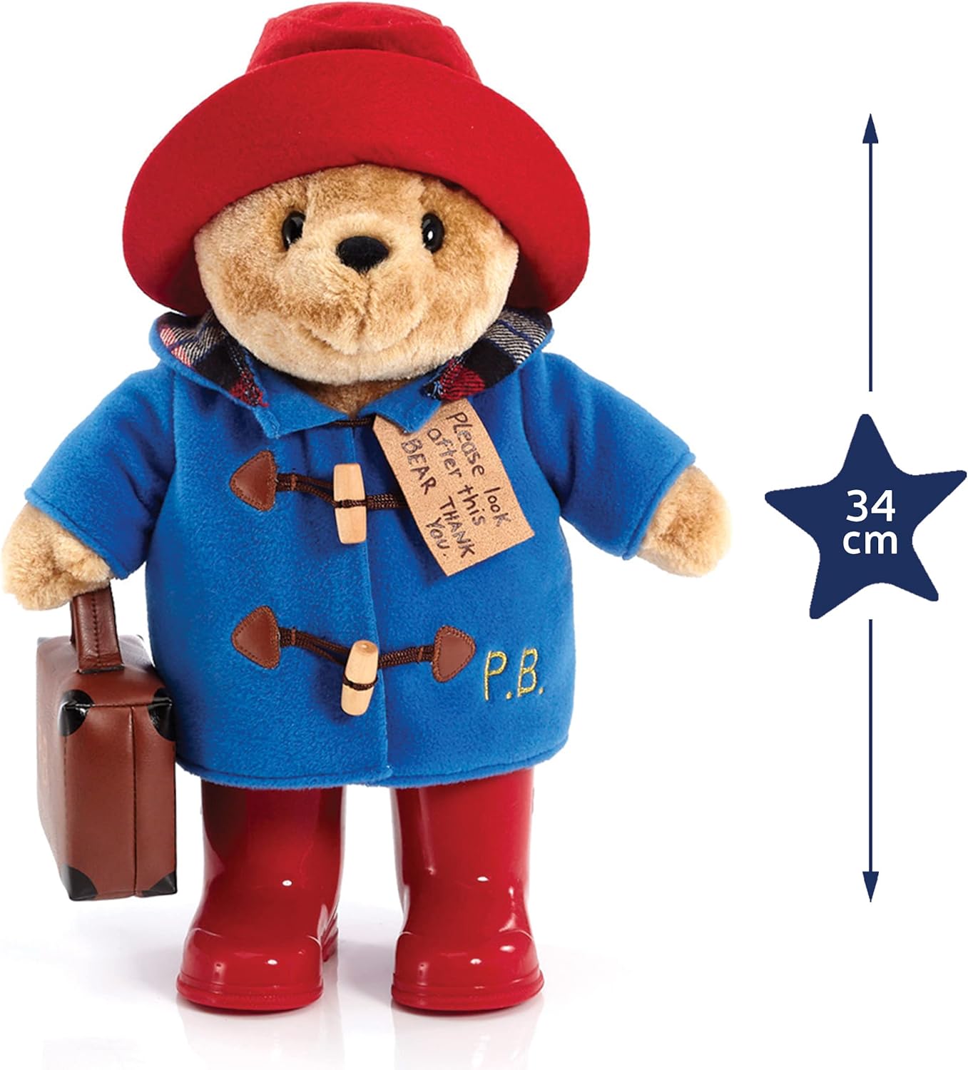 Rainbow Designs Classic Paddington with Boots and Suitcase 36cm