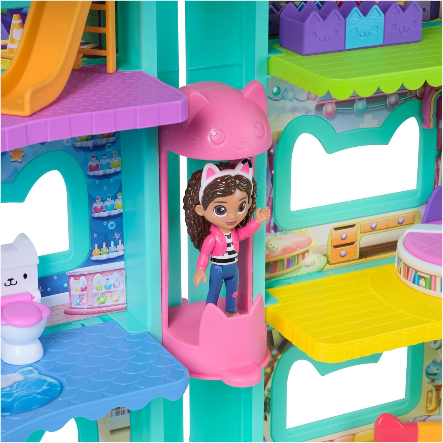 Gabby's Dollhouse: The Movie Meow-Mazing Dollhouse with Gabby Figure and Accessories