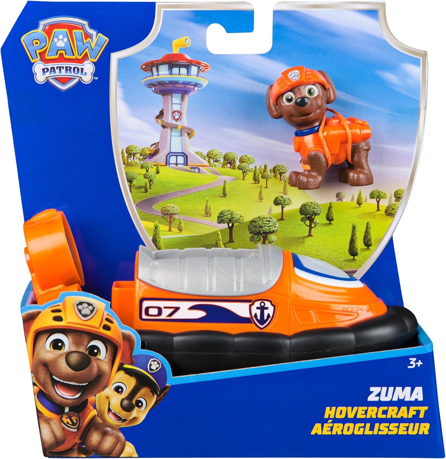Paw Patrol ZUMA Hovercraft Toy Vehicle with Collectible Action