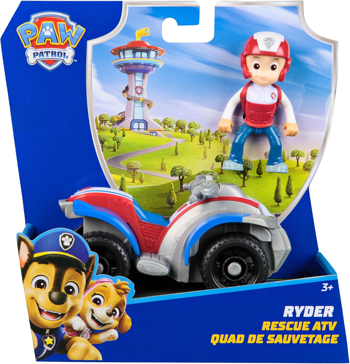 Paw Patrol RYDER Rescue ATV Toy Vehicle with Collectible Action Figure