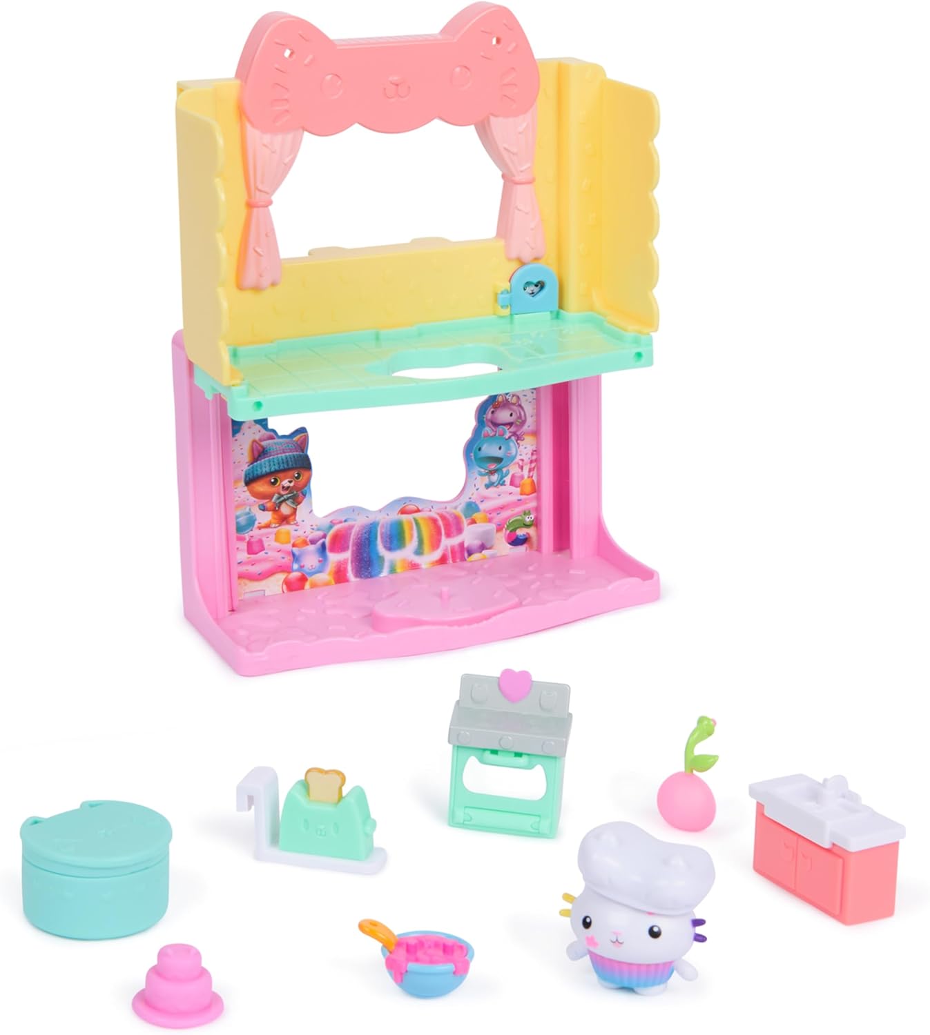 Gabby's Dollhouse: The Movie CAKEY'S Sprinkle Cake-tastic Kitchen