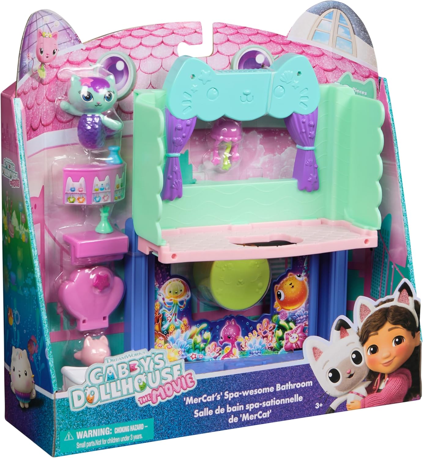 Gabby's Dollhouse: The Movie MERCAT'S Spa-wesome Bathroom