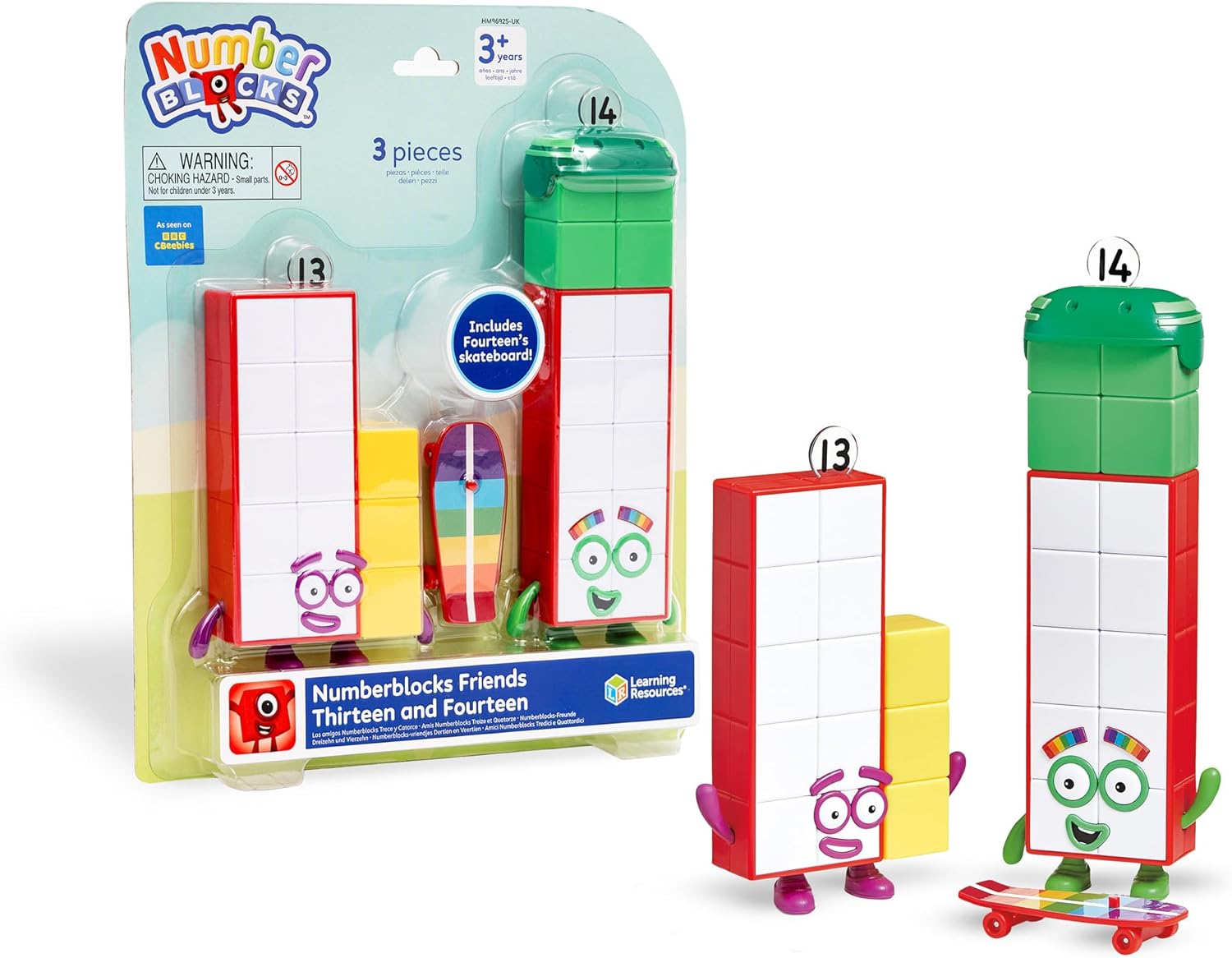 Learning Resources Numberblocks Thirteen and Fourteen Character Set,